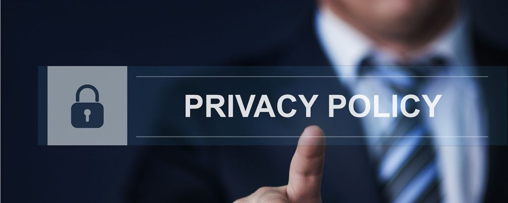 image with text that says privacy policy